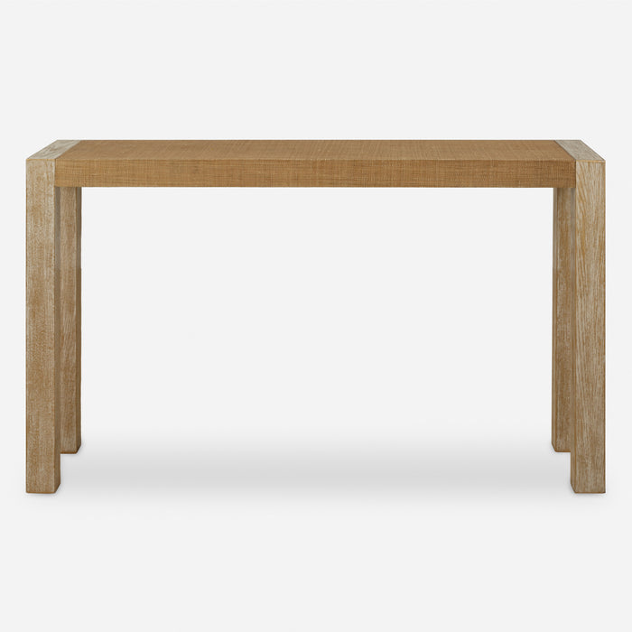 Uttermost Bentley Grasscloth Console Table