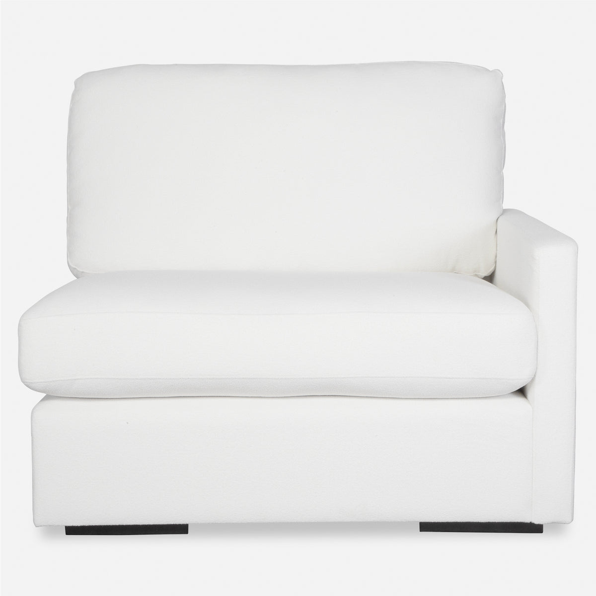 Uttermost Refuge Arctic White Right Arm Facing Sofa