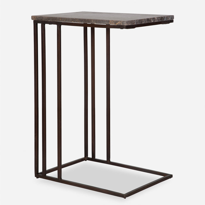 Uttermost Theodore Travertine Accent Table