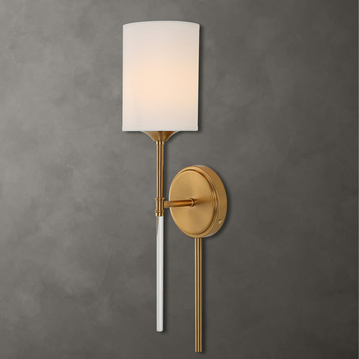 Uttermost Awyr 1 Light Brass Sconce