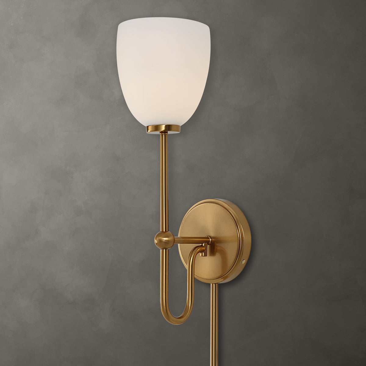 Uttermost Trophy 1 Light Brass Sconce