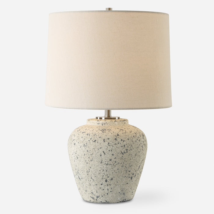 Uttermost Rupture Aged Ivory Table Lamp