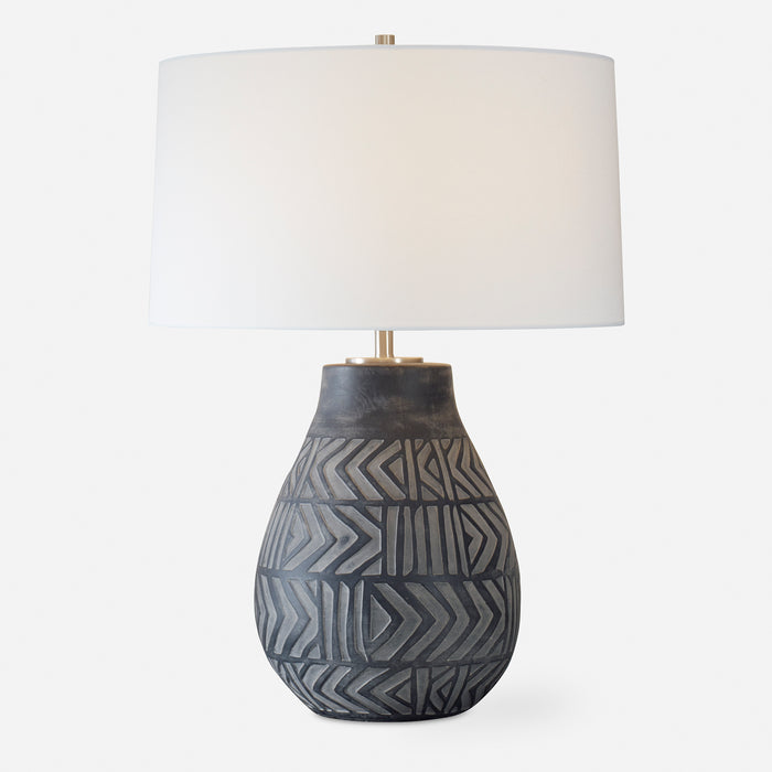 Uttermost Natchez Charcoal Table Lamp