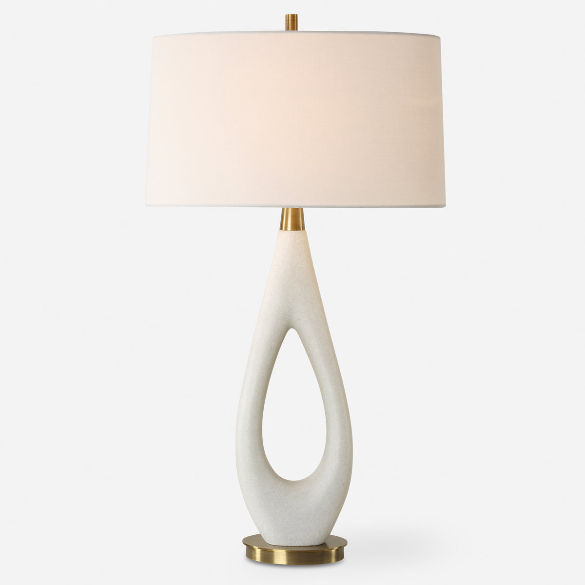 Uttermost Promenade White Table Lamp