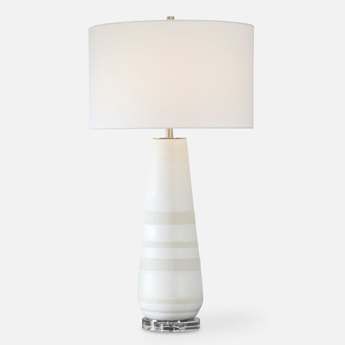 Uttermost Santino Crackled Ivory Table Lamp