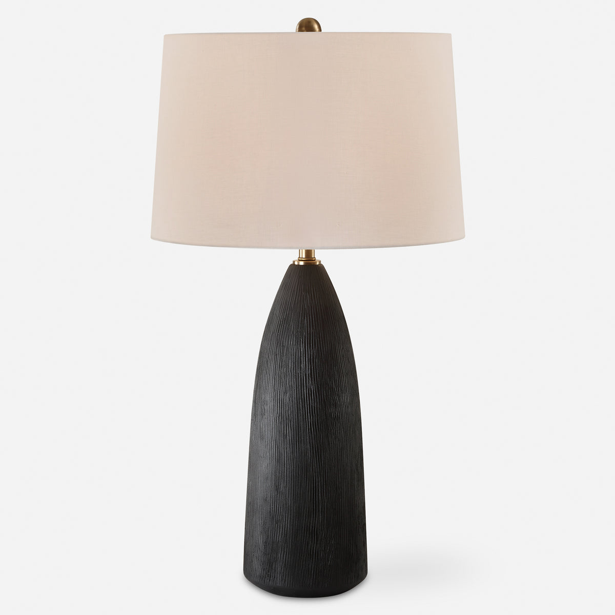 Uttermost Jett Black Table Lamp