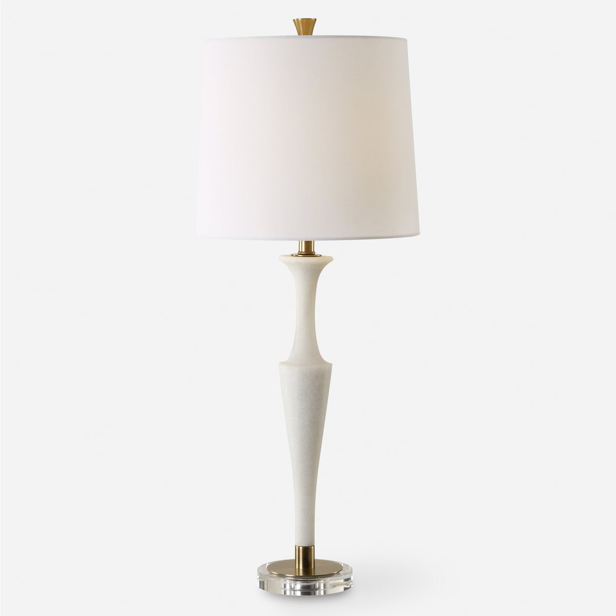 Uttermost Colette White Stone Table Lamp