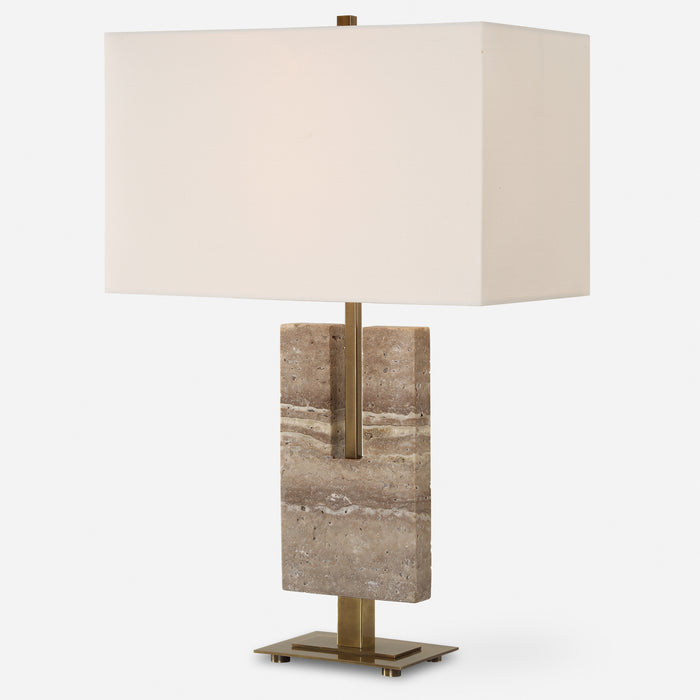 Uttermost Turning Point Travertine Table Lamp