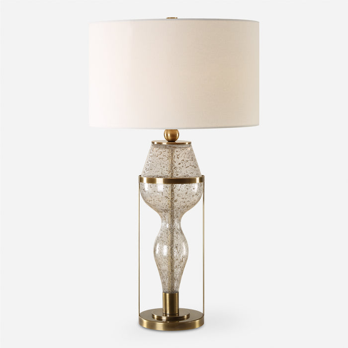 Uttermost Out Of Time Seeded Glass Table Lamp