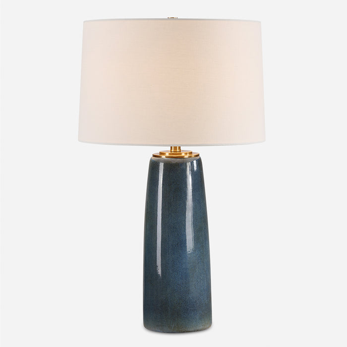 Uttermost Submerged Deep Blue Table Lamp