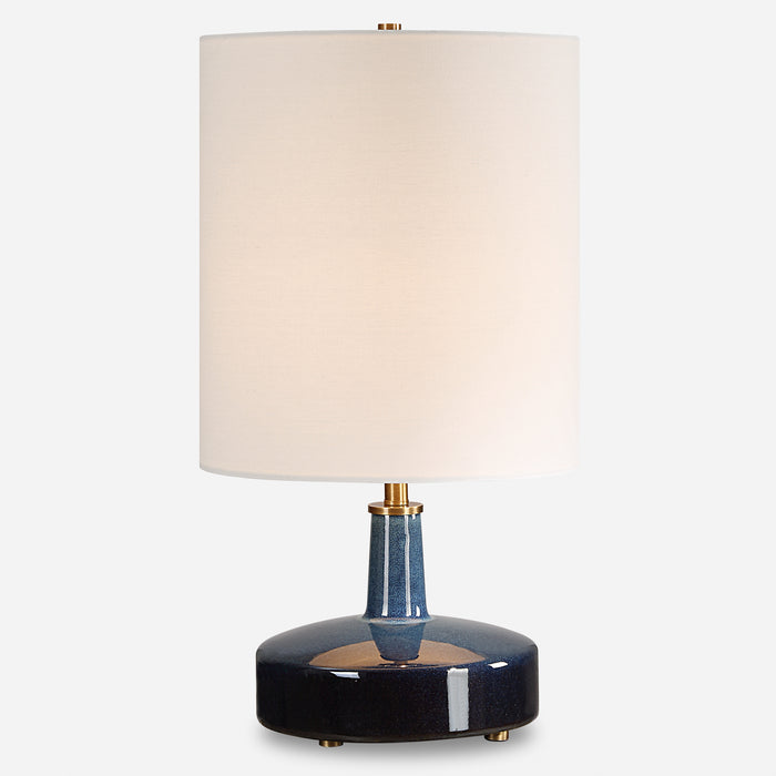 Uttermost Abyss Blue Table Lamp