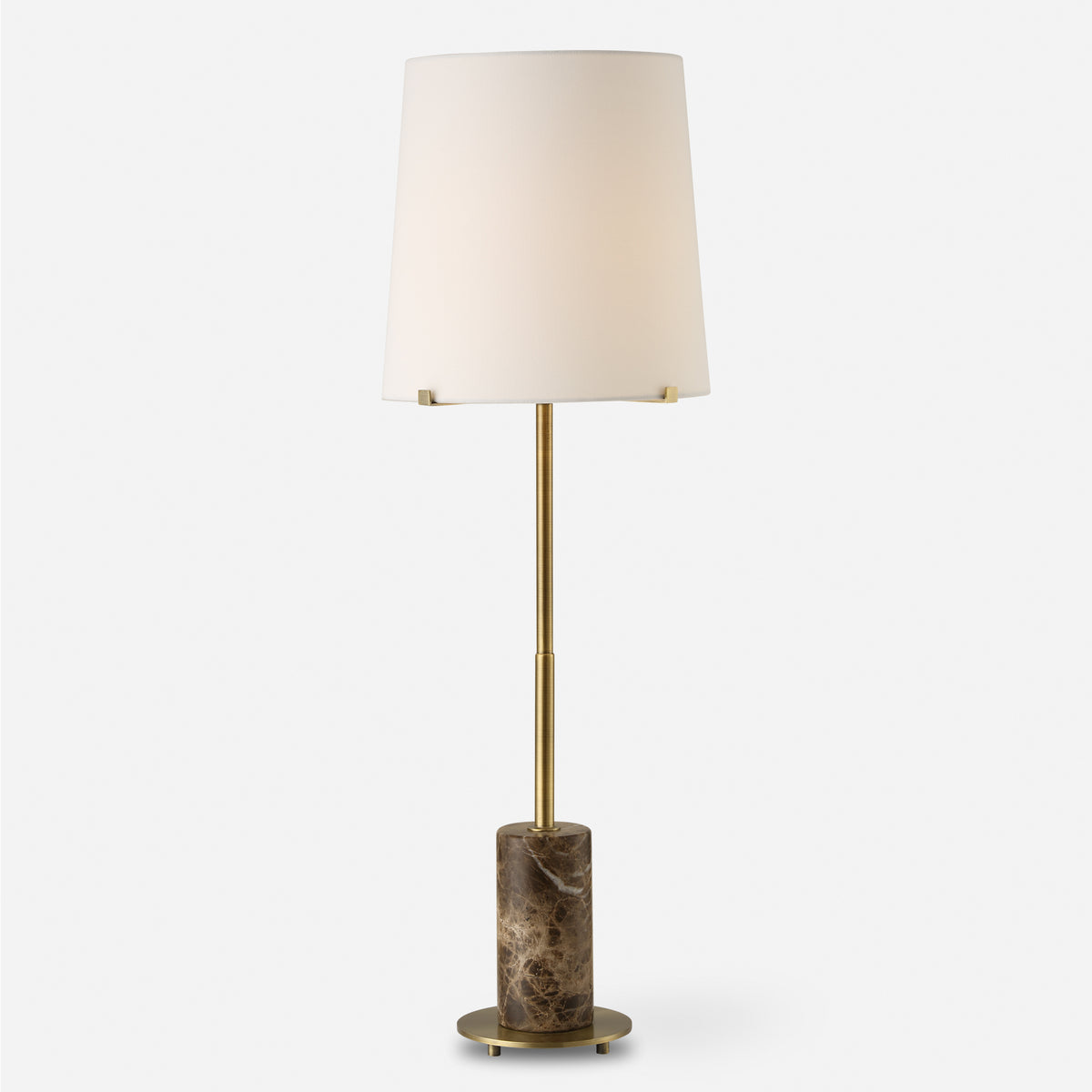 Uttermost Sepia Brown Marble Buffet Lamp