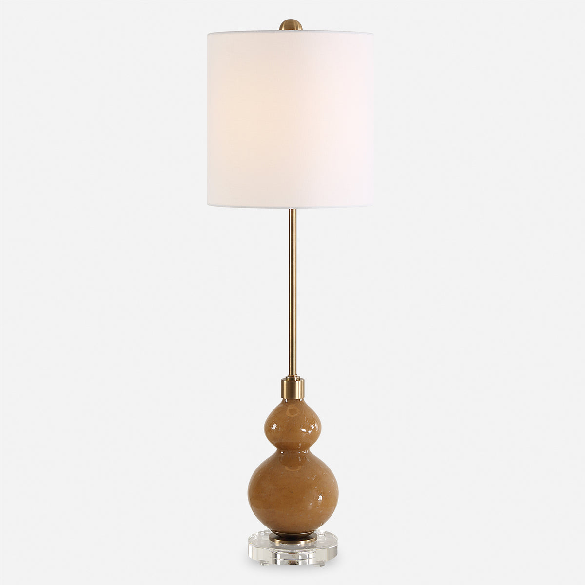 Uttermost Sienna Caramel Glass Buffet Lamp