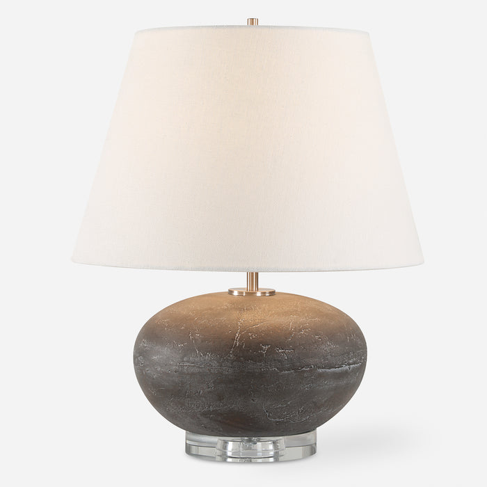 Uttermost Beckley Gray Stone Table Lamp