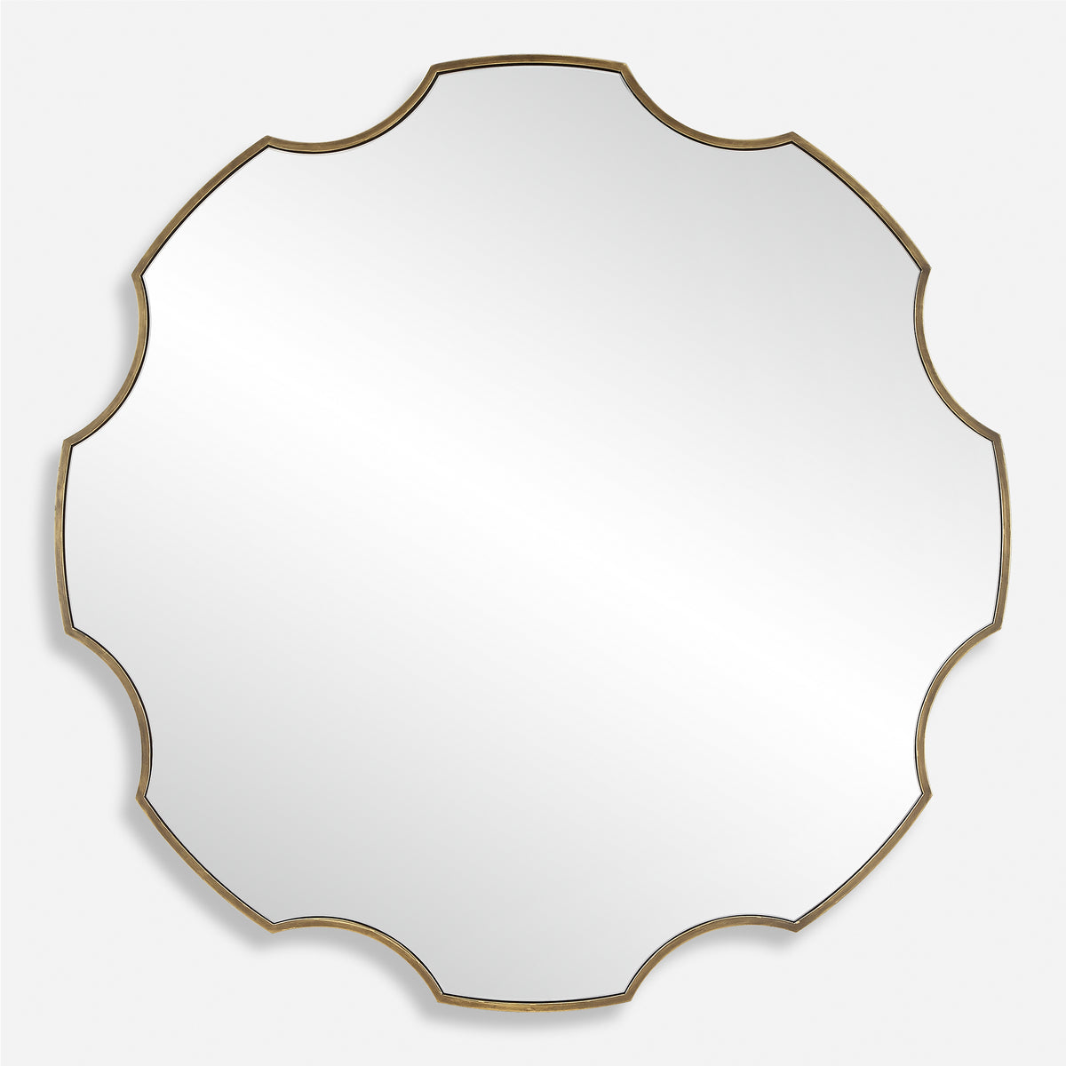 Uttermost Gearing Up Bronze Mirror