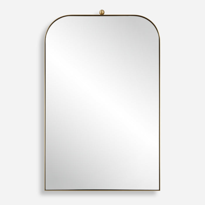 Uttermost Cassidy Brass Arch Mirror