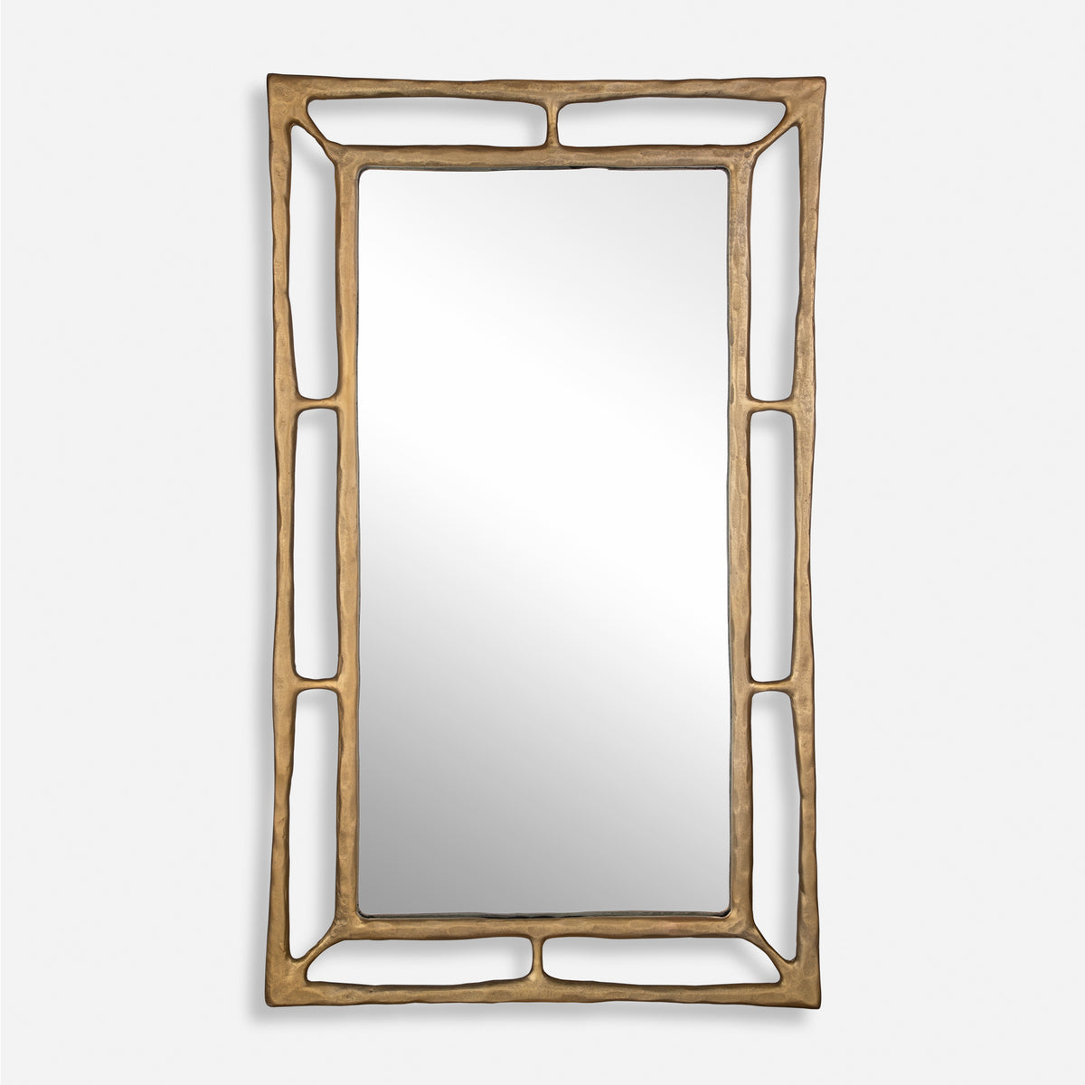 Uttermost Felix Brass Rectangle Mirror