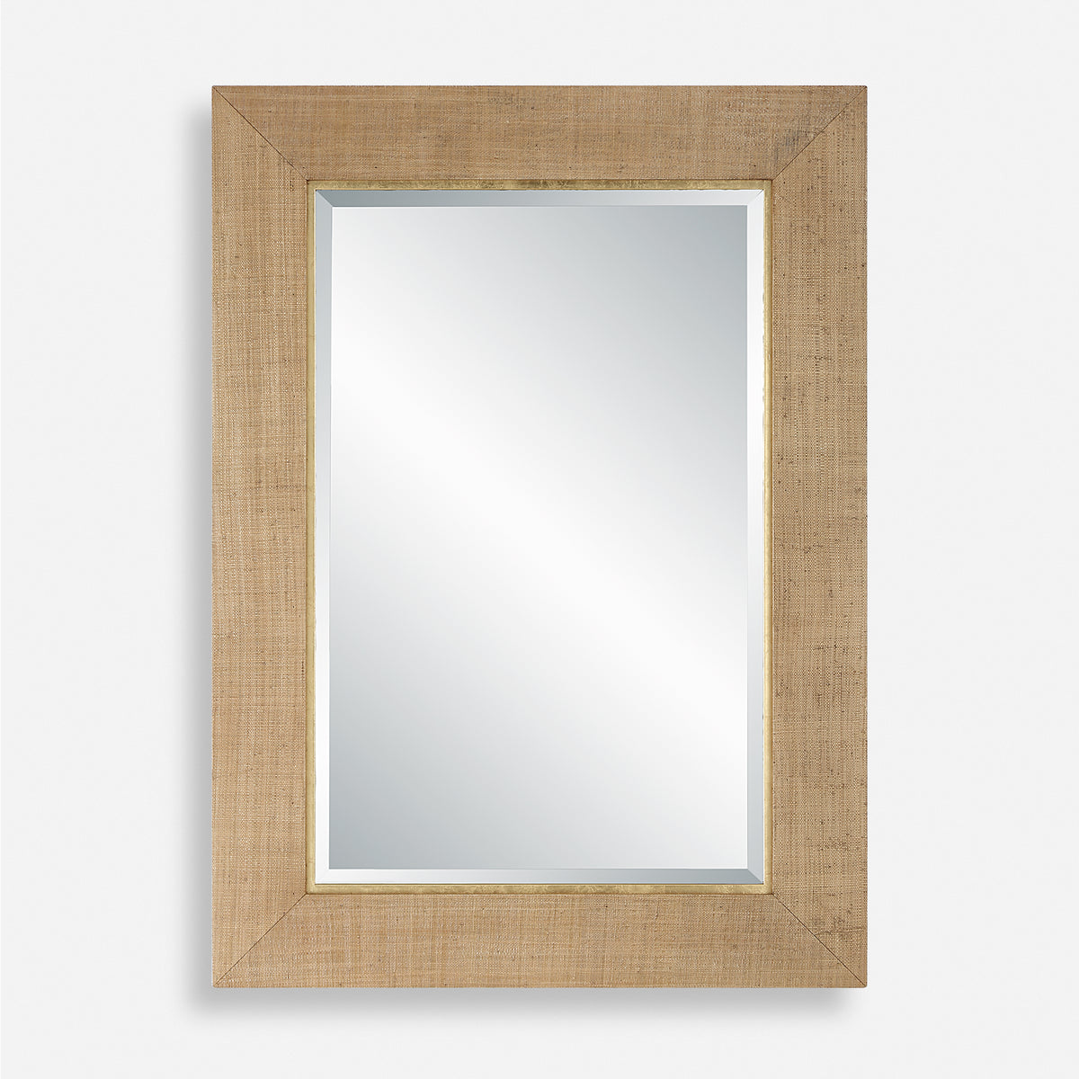 Uttermost Bungalow Grass Cloth Mirror