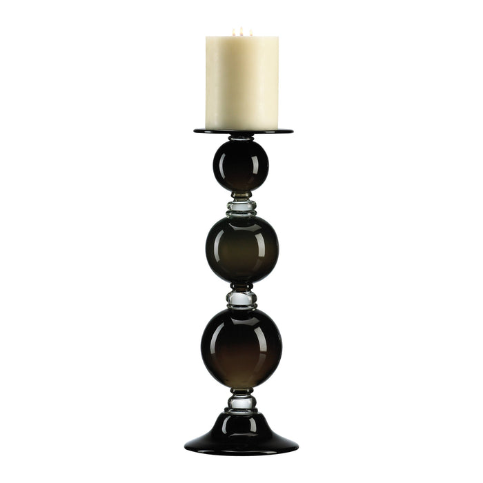 Blk Globe Candleholder-MD by Cyan