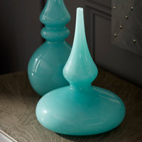 l Stupa Vase|Turquoise-SM by Cyan