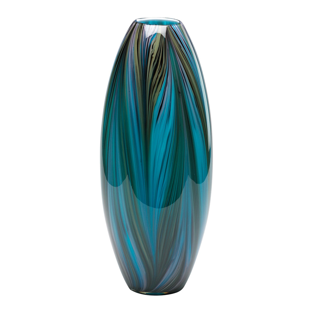 Peacock Feather Vase by Cyan