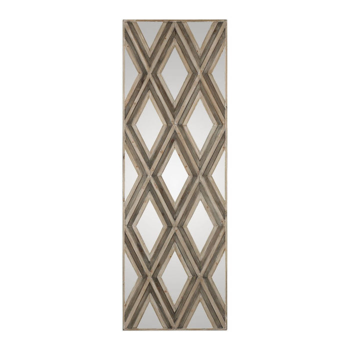 Uttermost Tahira Geometric Argyle Pattern Wall Mirror