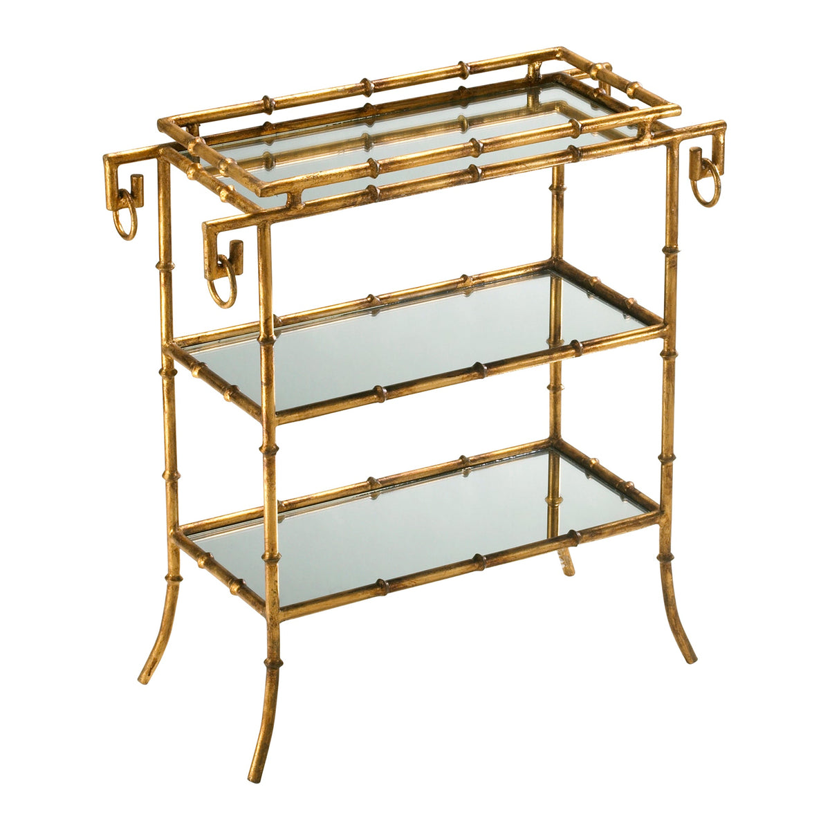 Bamboo Tray Table | Gold by Cyan