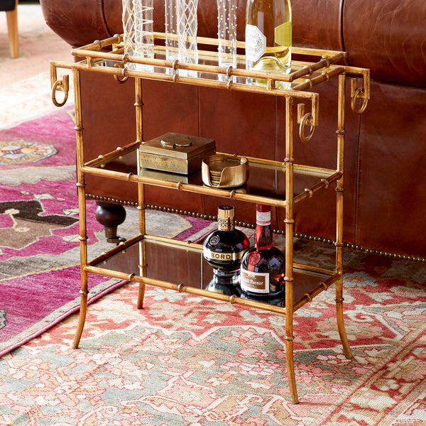 Bamboo Tray Table | Gold by Cyan
