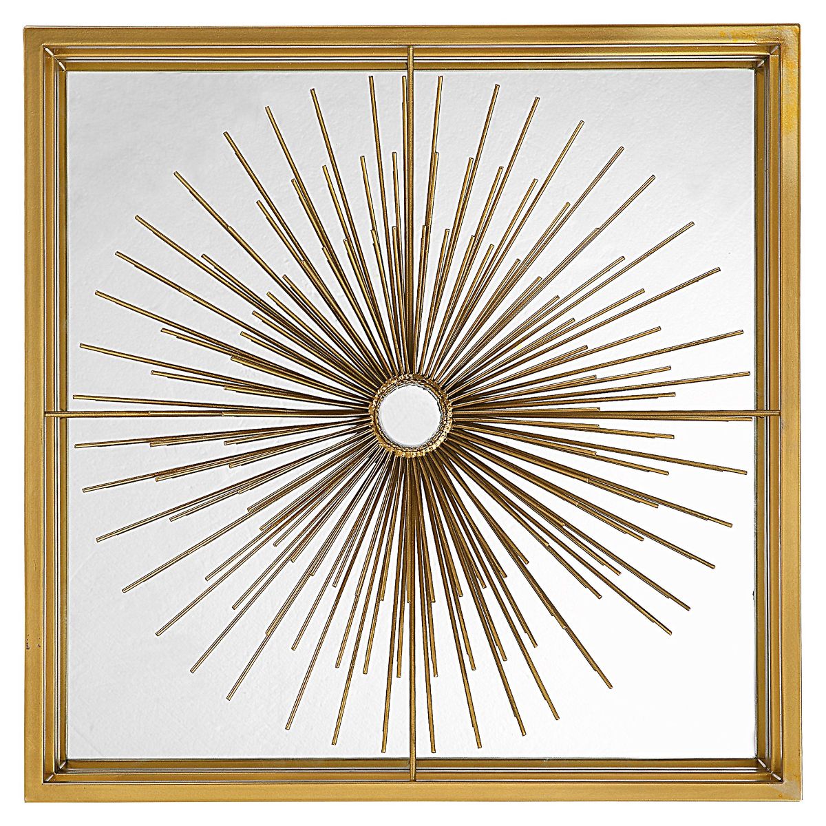 Uttermost Starlight Mirrored Brass Wall Decor