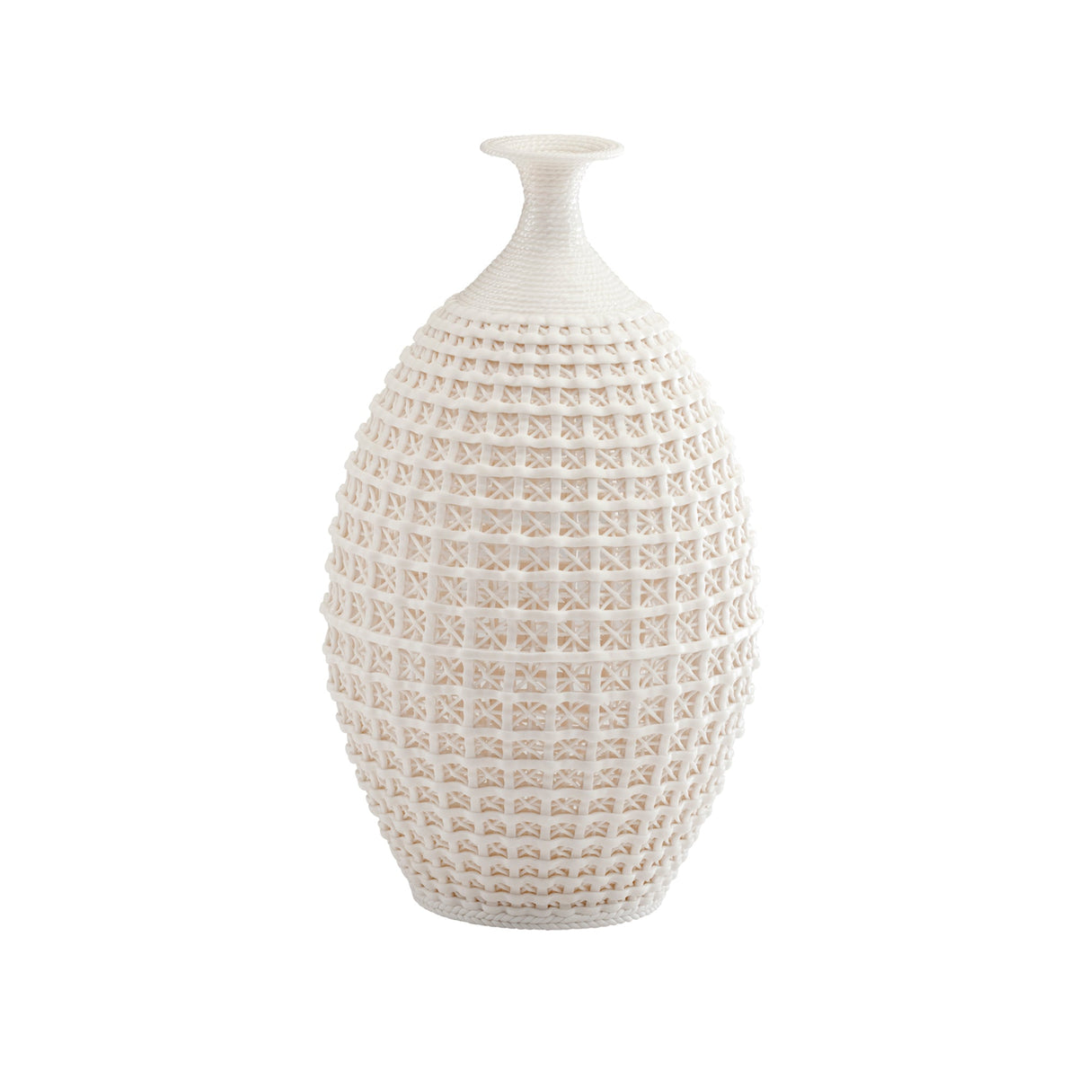 Diana Vase|Matte White-LG by Cyan