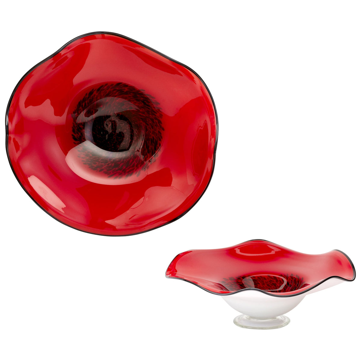 Art Glass Bowl|Red-Small by Cyan
