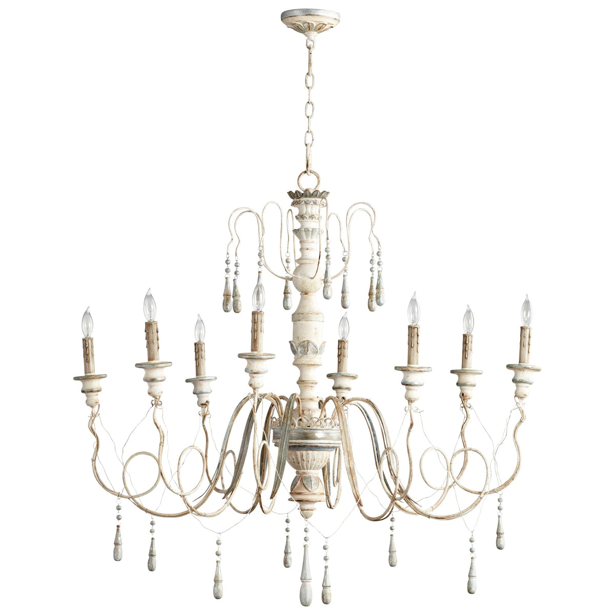 Chantal 8lt. Chandelier by Cyan