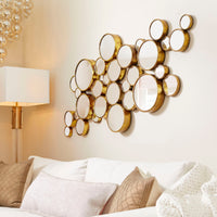 Bubbles Mirror | Gold by Cyan