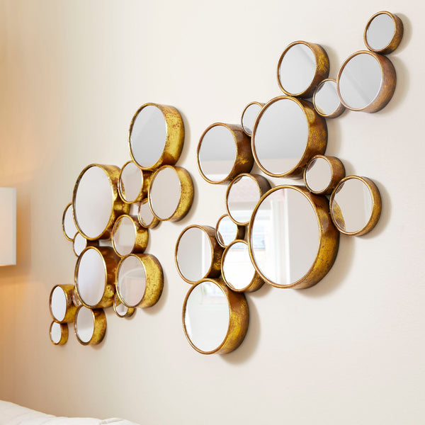 Bubbles Mirror | Gold by Cyan