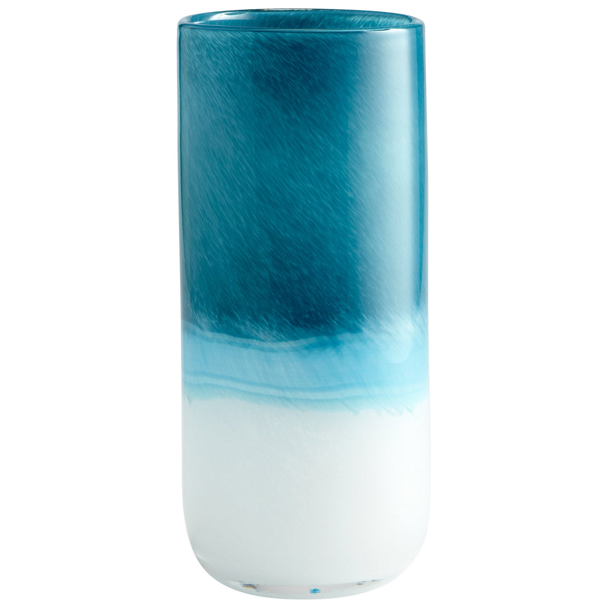 Cloud Vase|Turquoise-MD by Cyan