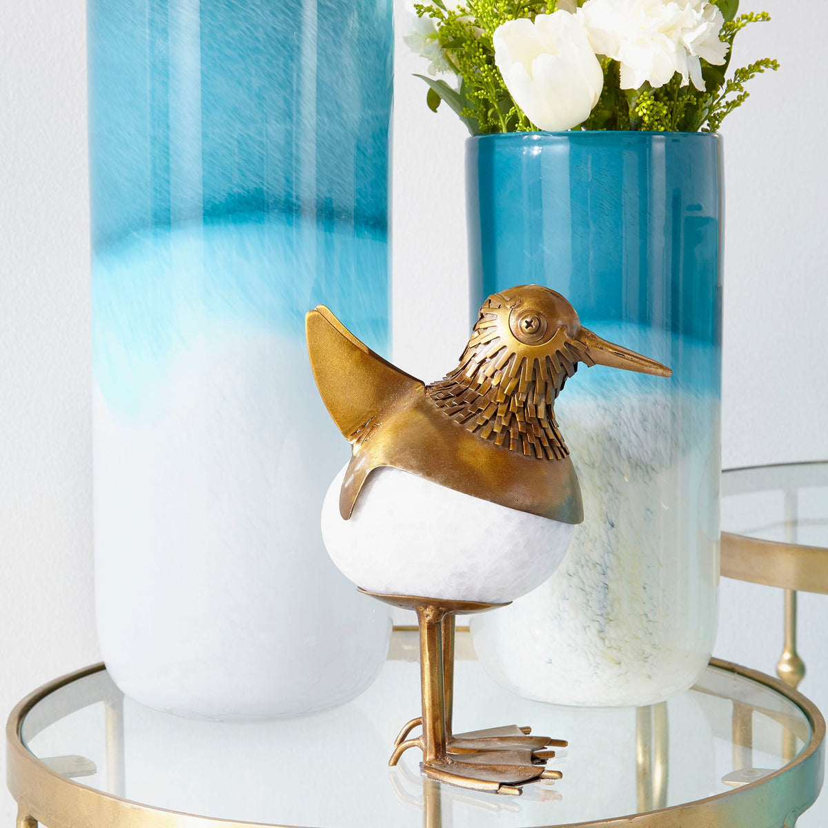 Cloud Vase|Turquoise-LG by Cyan