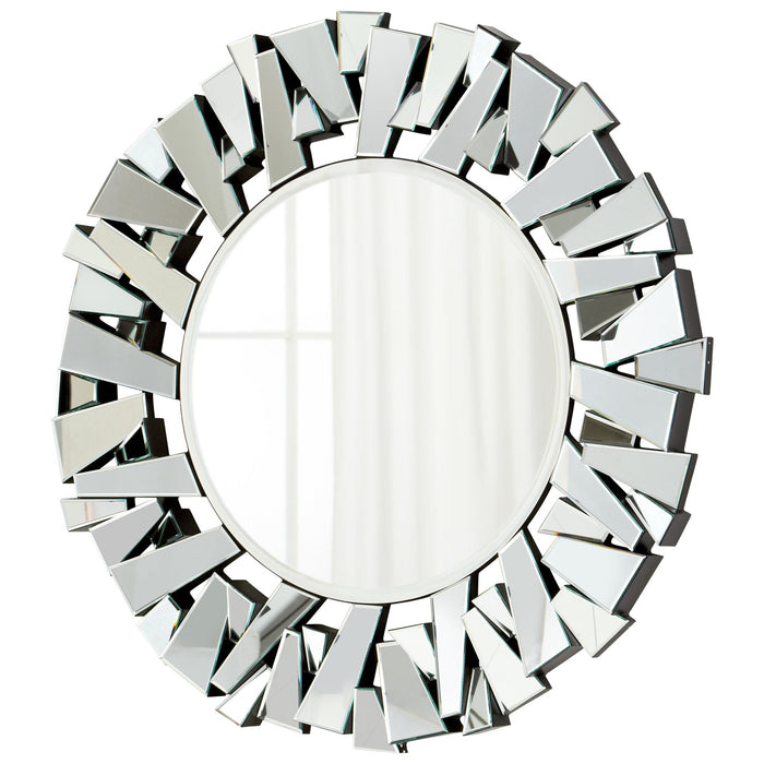 Circle Cityscape Mirror by Cyan