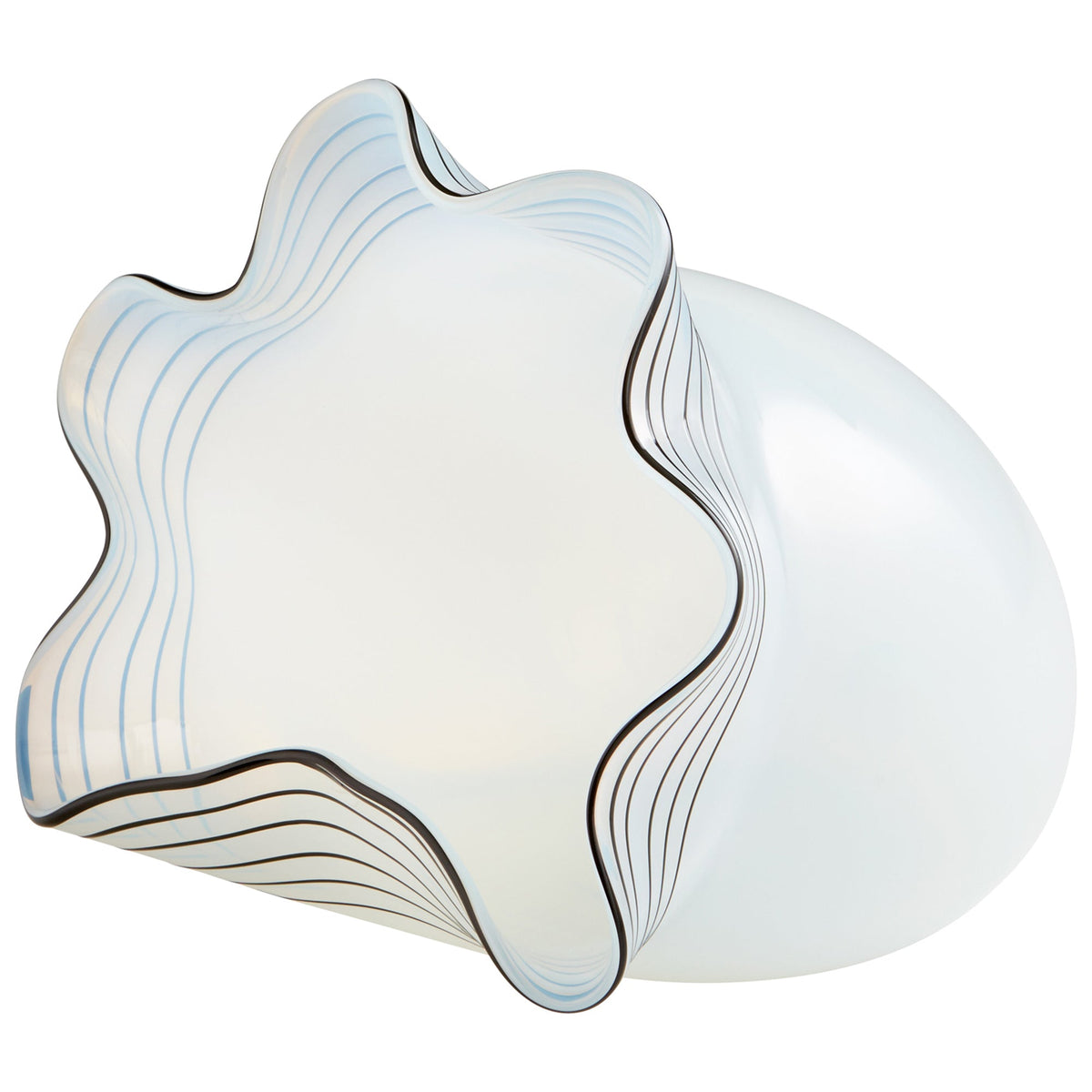 Moon Jelly Vase|White-MD by Cyan