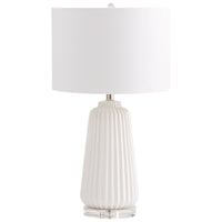 Delphine Table Lamp|White by Cyan