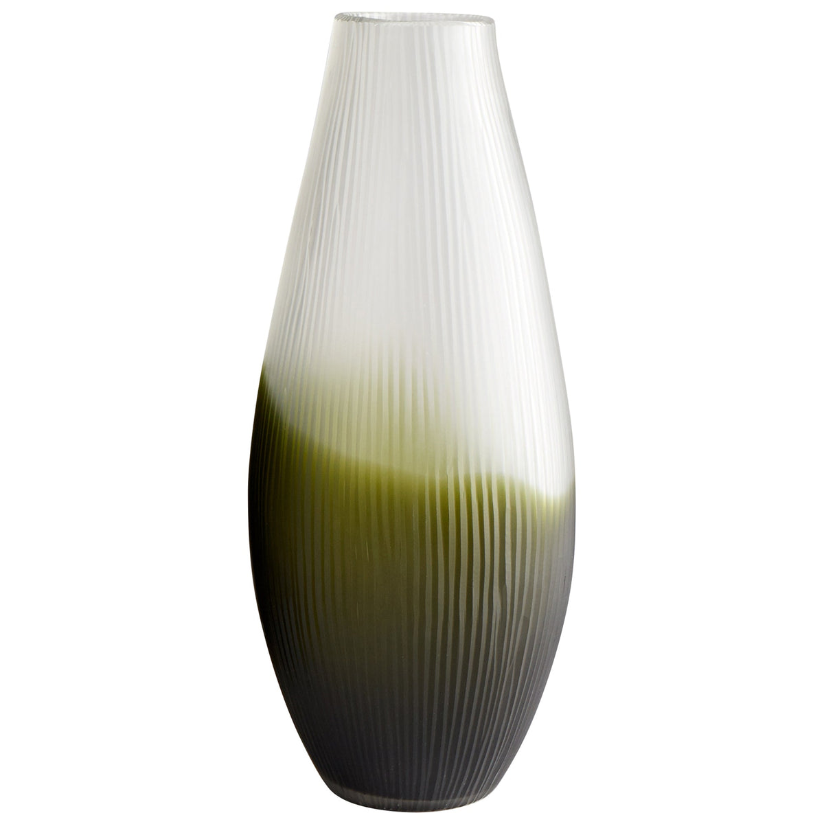 Benito Vase|Green - Large by Cyan