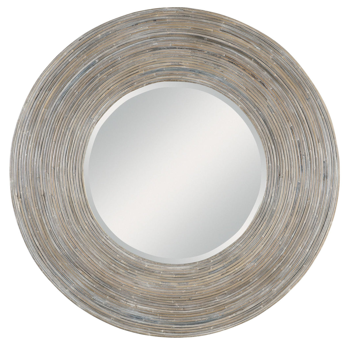 White Distressed Round Wood Wall Mirror, Hobby Lobby