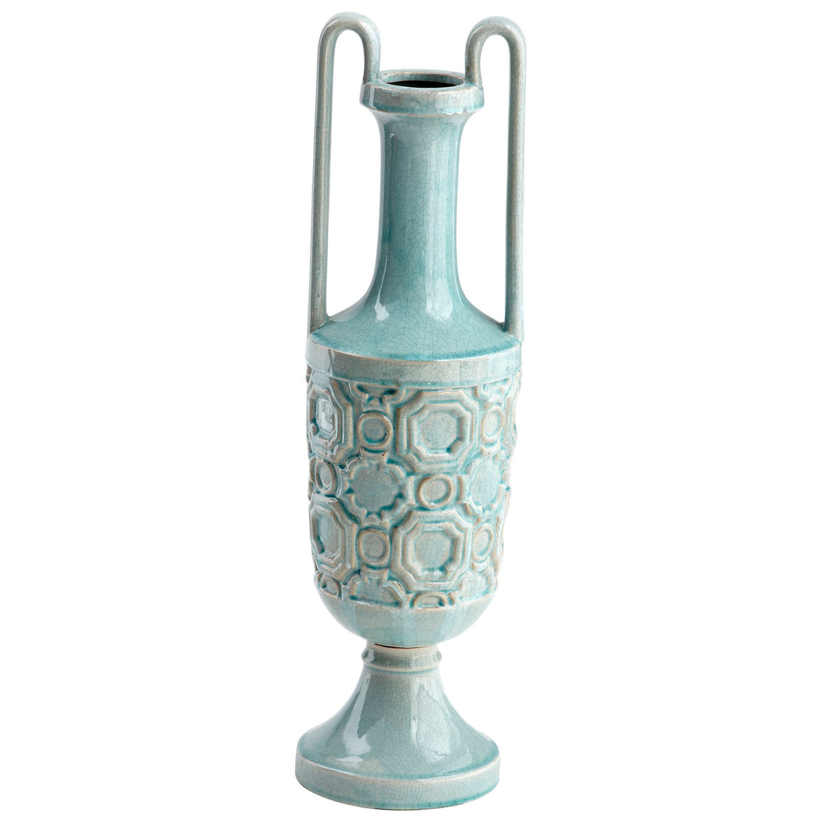 August Sky Vase|Teal-SM by Cyan