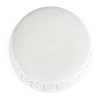 Lovell Garden Stool White by Zentique