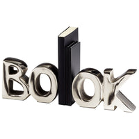 The Book Bookends|Nickel by Cyan