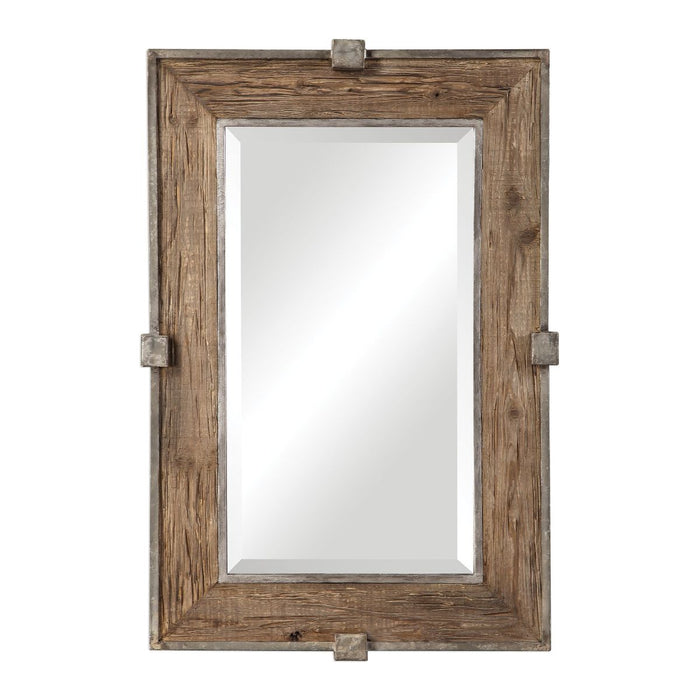 Uttermost Siringo Weathered Wood Mirror