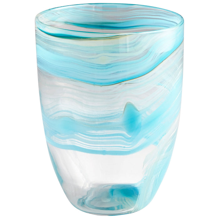 Sky Swirl Vase-SM by Cyan