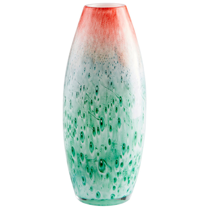 Macaw Vase|Red& Green-SM by Cyan