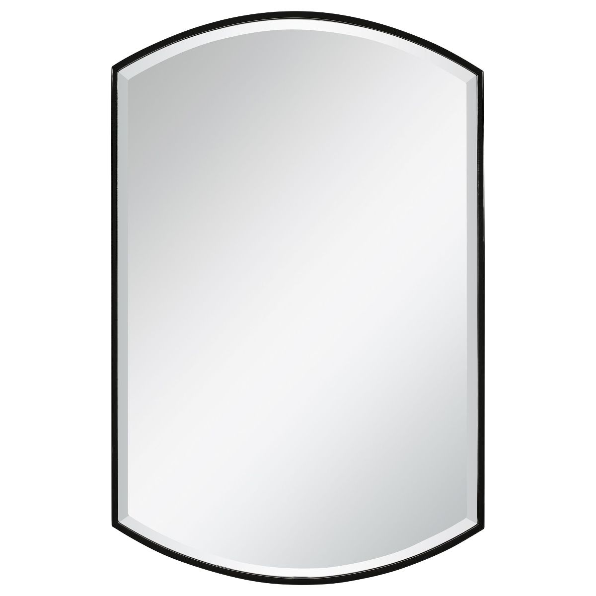 Uttermost Shield Shaped Iron Mirror