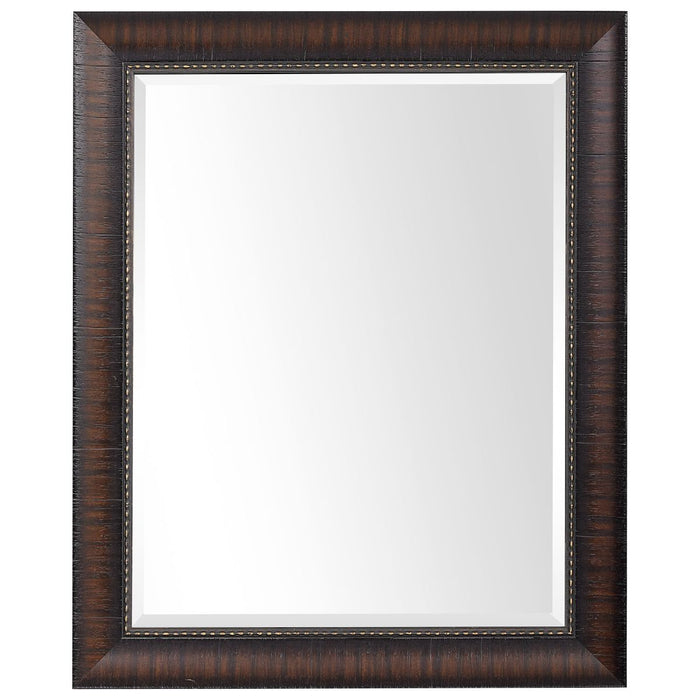 Uttermost Wythe Burnished Wood Mirror