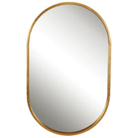 Uttermost Varina Minimalist Gold Oval Mirror